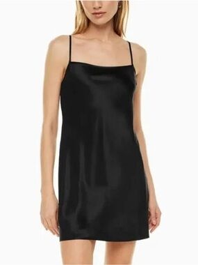 Aritzia - Square Neck Mini Slip Dress